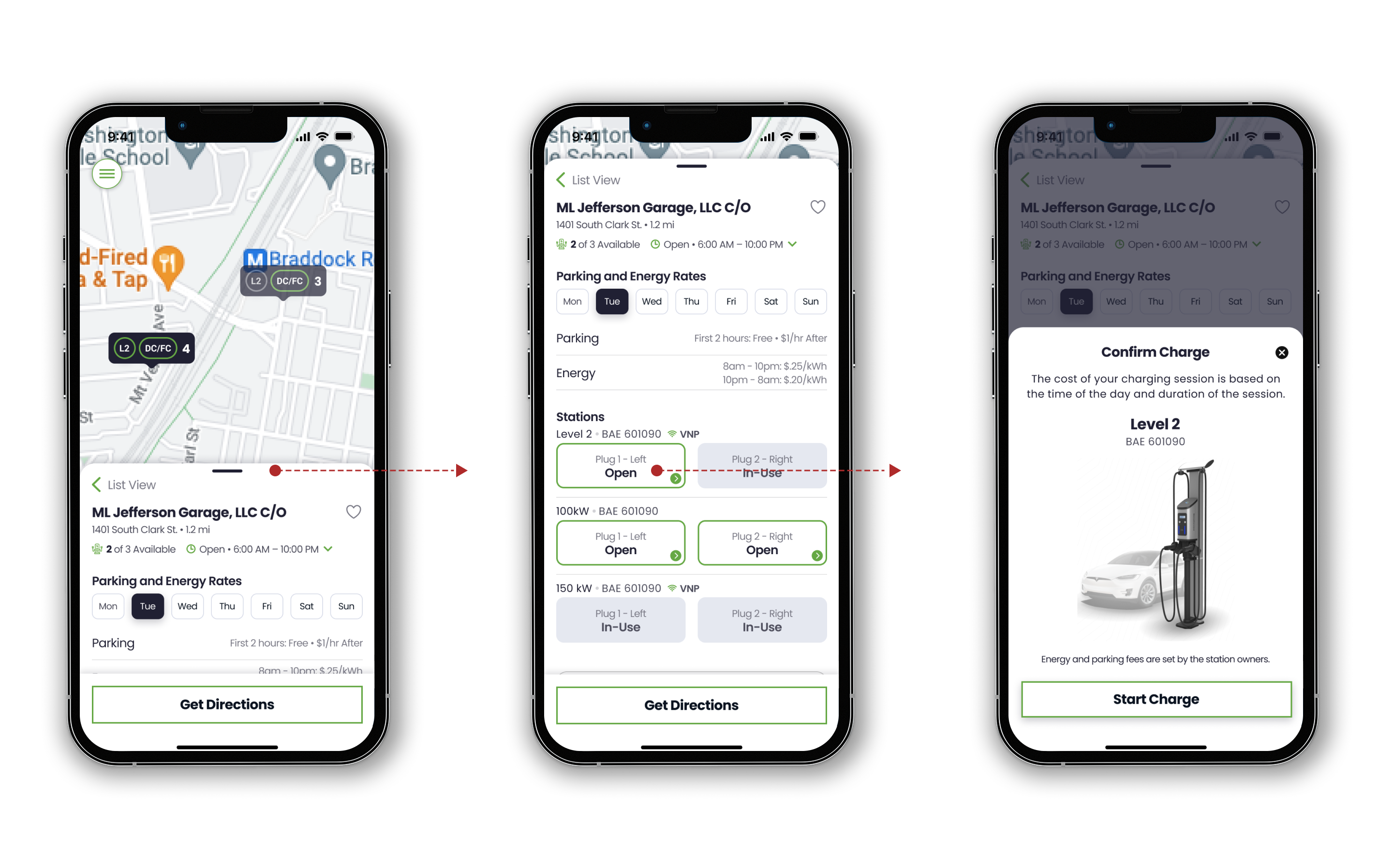 Semaconnect-App-Sheet Overlay-Charger Detail View